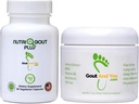 NutriGout Plus Uric Acid Support 및 Arnica 추출물이있는 치료 완화 Topical 크림