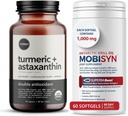 Astaxanthin 보충교재 + 순수한 Krill 기름을 가진 유기 심황