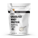 그냥! - 100 % Whey Protein Concentrate, Grass-Fed Pasture, 호주, RBST / rBGH 호르몬 무료, 프리미엄 WPC-80, 추가 된 맛 없음 (Grass-Fed Unflavored, 1.25 파운드)