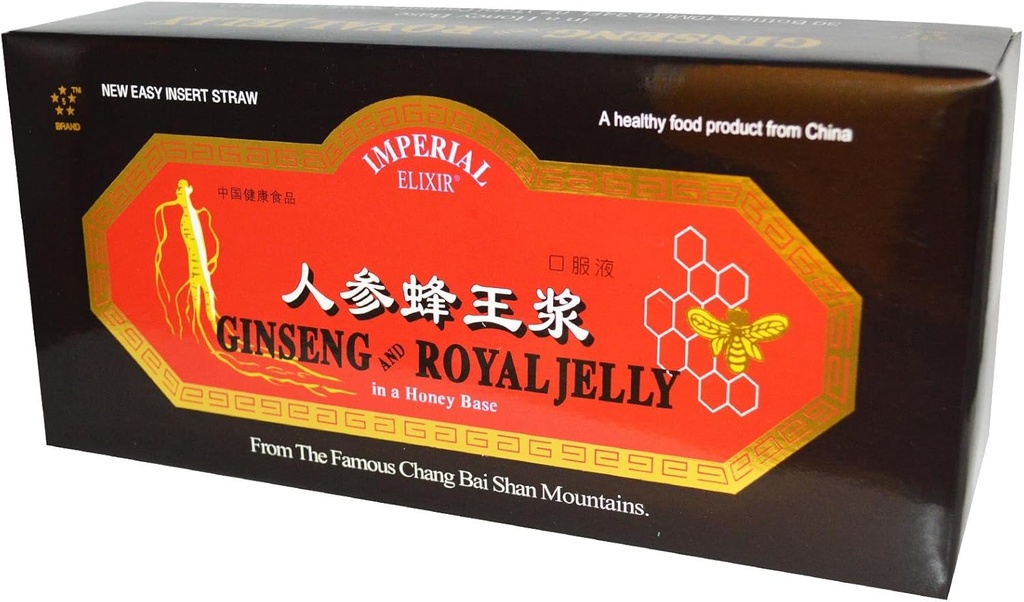 인삼 & 로얄 젤리 추출 10CC 임페리얼 엘릭스르 (Ginseng Company) 30 바이알