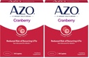 AZO Cranberry Urinary Tract 건강 보충교재, 1 서빙: 크랜베리 주스의 1개의 유리, 설탕 자유로운 크랜베리 알약, 50의 조사 (2의 포장)