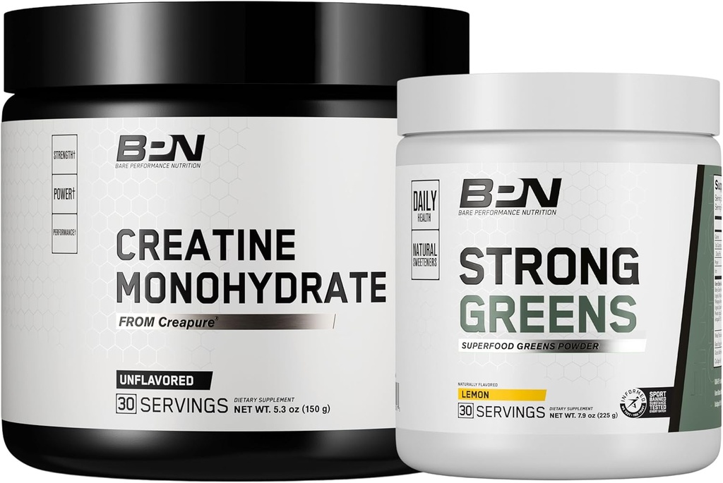 배럴 성능 영양 BPN 크레아틴 Monohydrate & 강한 녹색 뭉치