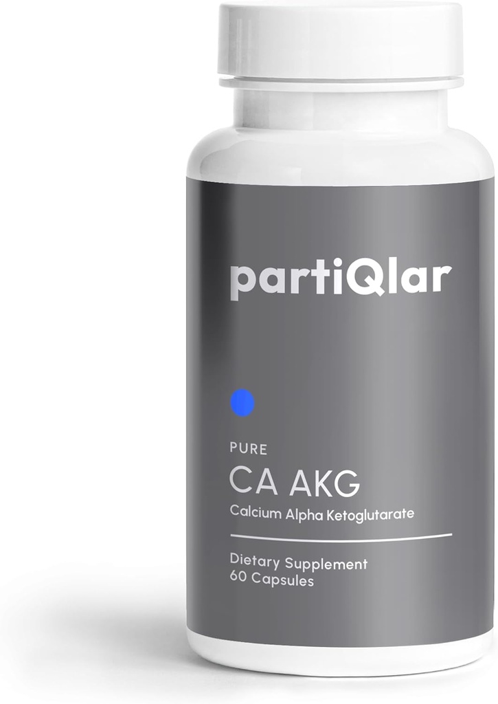 CA AKG 보충교재 - 높은 생물 다양성을 가진 순수한 알파 Ketoglutarate - 2개의 캡슐 서빙 당 칼슘 AKG 보충교재 1000mg - 건강한 시효 과정 - 미국에서 만드는 - 60의 캡슐