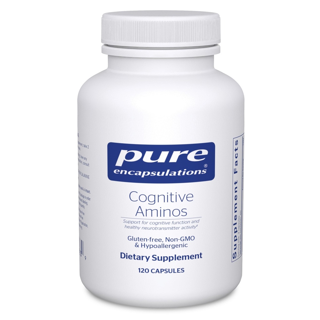 Pure Encapsulations Cognitive Aminos | 인지 기능 지원을위한 Hypoallergenic 보충 | 120 캡슐