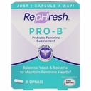 RepHresh Pro-B 질 Probiotic Feminine 보충교재 1개의 병 30 조사