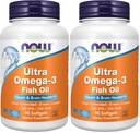 지금 보충 교재, 매우 Omega-3 분자  증류 및 Enteric 코팅, 90 Softgels (포장 2)