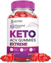 Justified Laboratories Ripped 결과 Keto ACV Gummies Extreme 2000MG Ripped 결과 Keto Gummies Apple Cider Vinegar Pomegranate Beet Juice Powder B12 Vegan Non GMO 60 거미
