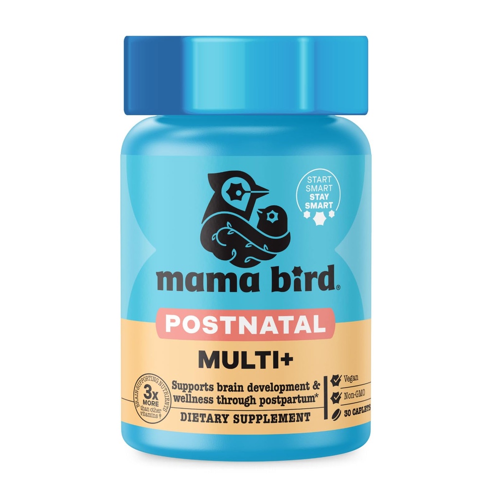 Breastfeeding와 Postpartum, 전체적인 음식 유기 혼합, 메틸을 섞는 비타민, Vegan, 한 번 매일 30 Ct를 위한 제일 Nest Wellness Mama Bird Postnatal 비타민