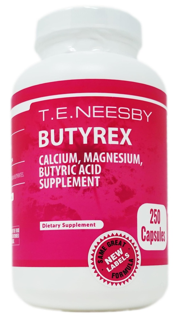 Butyrex 칼슘 / 마그네슘 Butyrate Complex : 250 캡슐