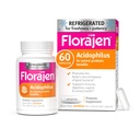Florajen Acidophilus 높은 효능 냉장 지원 전반적인 건강, 유력한 Probiotic 혜택을위한 20 억 CFUs, Unflavored, 60 개