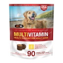 개를위한 VetIQ Multivitamin 보충교재, 건강 지원 보충교재 연약한 Chews, 90 조사