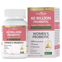 여성 pH 밸런스 및 소화를위한 Probiotics 및 유기 Prebiotics - Cranberry D-Mannose, Vegan 및 Urinary Tract & Immune을위한 비 GMO가있는 60 억 CFU 질 프로바이오틱스 | 90 캡