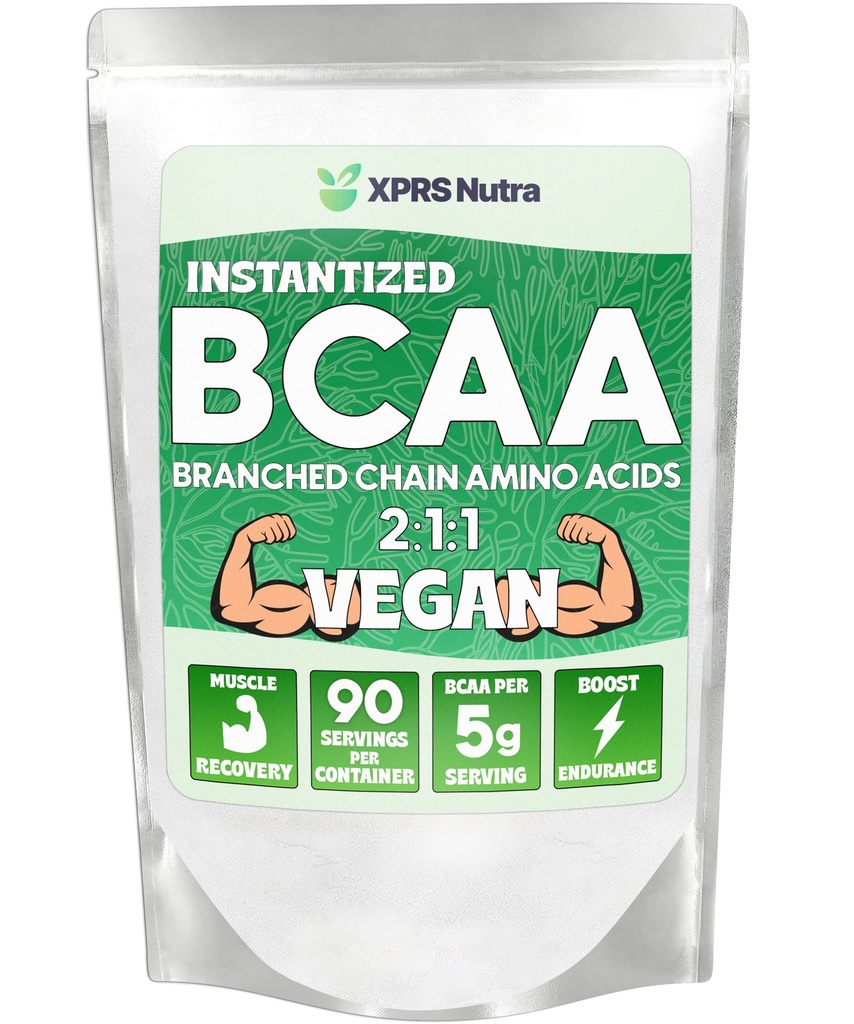 XPRS Nutra BCAA 분말 - 남자를 위한 아미노산 보충교재 - Unflavored BCAA 운동 보충교재 - 남자를 위한 체육관 보충교재 - 체육관 포스트 운동 회복 (1 파운드)를 위한 여자를 위한 아미노산 보충교재