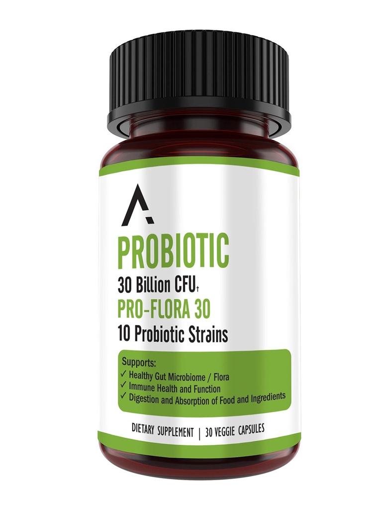 Ascendant Nutrition Bacillus Subtilis Probiotic - 여성과 남성을위한 30 억 CFU 멀티 스트레인 프로바이오틱스 - 소화 및 Gut 건강 지원 - 30 캡슐
