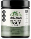 TERRA ORIGIN 건강한 Gut 민트 맛 | L 글루타민, 아연, 글루코사민, Slippery Elm Bark, Marshmallow 뿌리와 함께 30 조각!