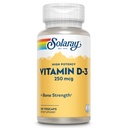 SOLARAY 비타민 D3 10000IU (250 mcg) - Cholecalciferol로 VIT D3 - 강한 뼈와 면역 지원 보충교재 - 60 일 보증, 60 서빙, 60 VegCaps