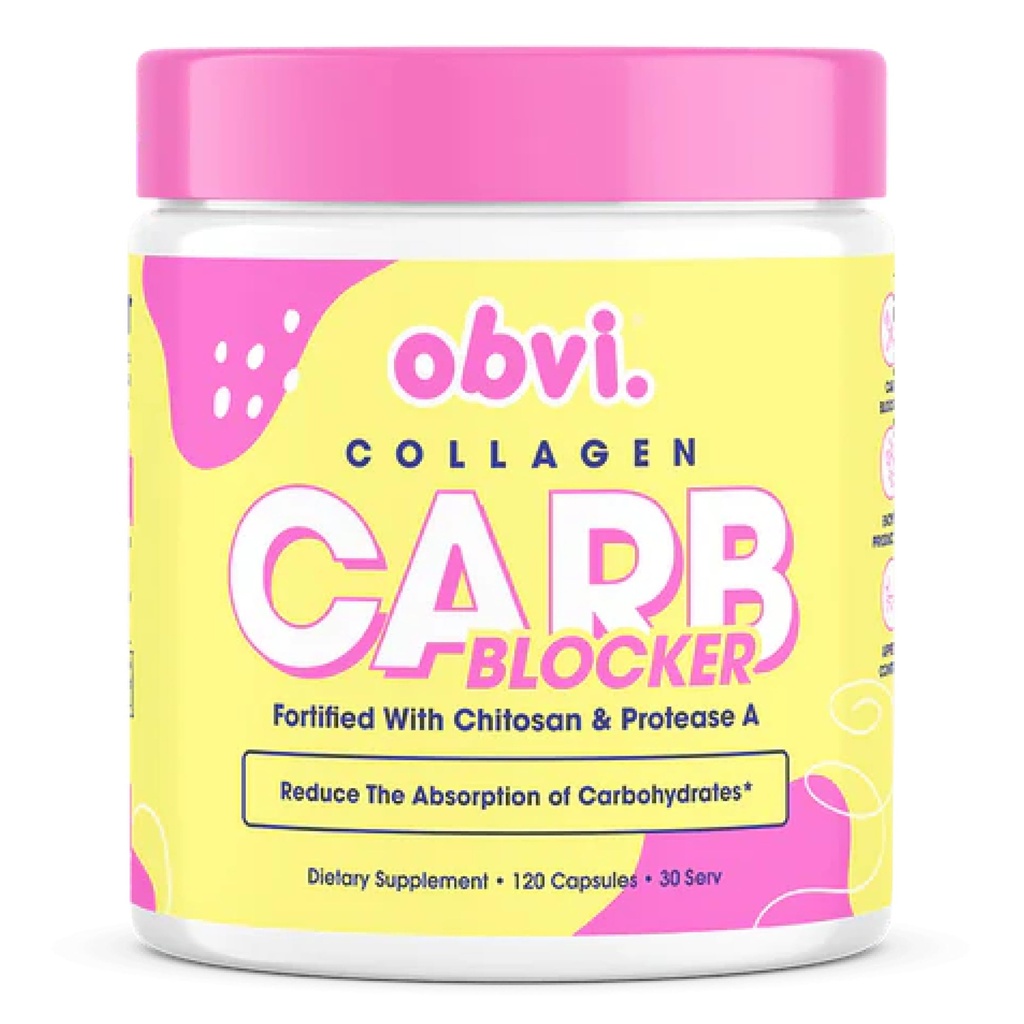 Obvi Guilt-Free Carb Blocker | 지원 피트니스 목표 | White Kidney Bean Extract의 Carb 흡수 차단제 | 120 캡슐, 30 서빙