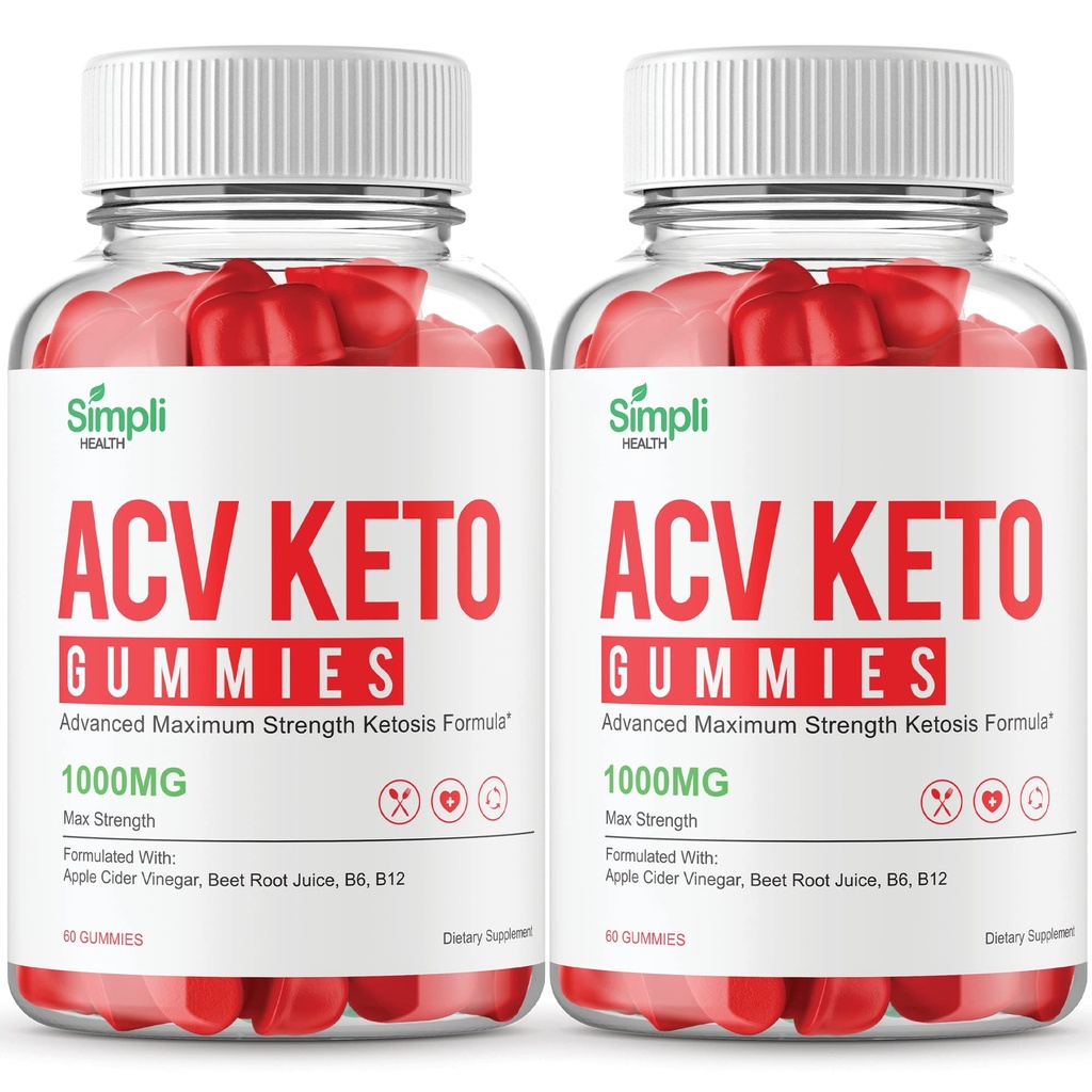 Simpli ACV Keto Gummies Simpli 건강 ACV Keto Gummies 여분 힘 (120 Gummies)