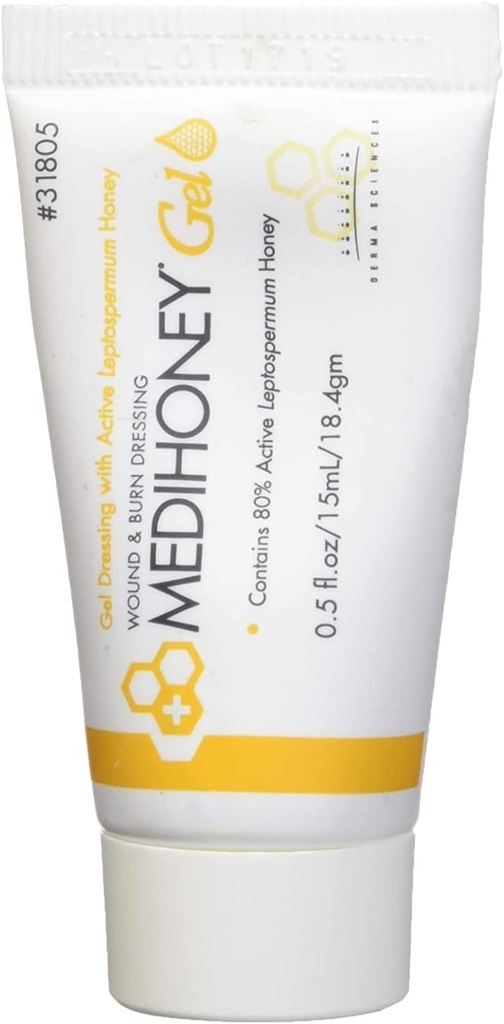 피부 과학, 0.5 oz에서 Medihoney Gel Wound 및 & Burn Dressing 개선,