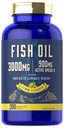 Carlyle Fish Oil 3000mg | 900mg Omega 3 | 200 Softgel | 레몬 맛 | 비 GMO 및 글루텐 무료 보충
