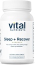 Vital Nutrients 수면 + 복구 - 채식 보충교재 - 수면 지원 - Melatonin, Ashwagandha & L-Theanine - 글루텐, 낙농장 및 콩 무료 - 30 캡슐