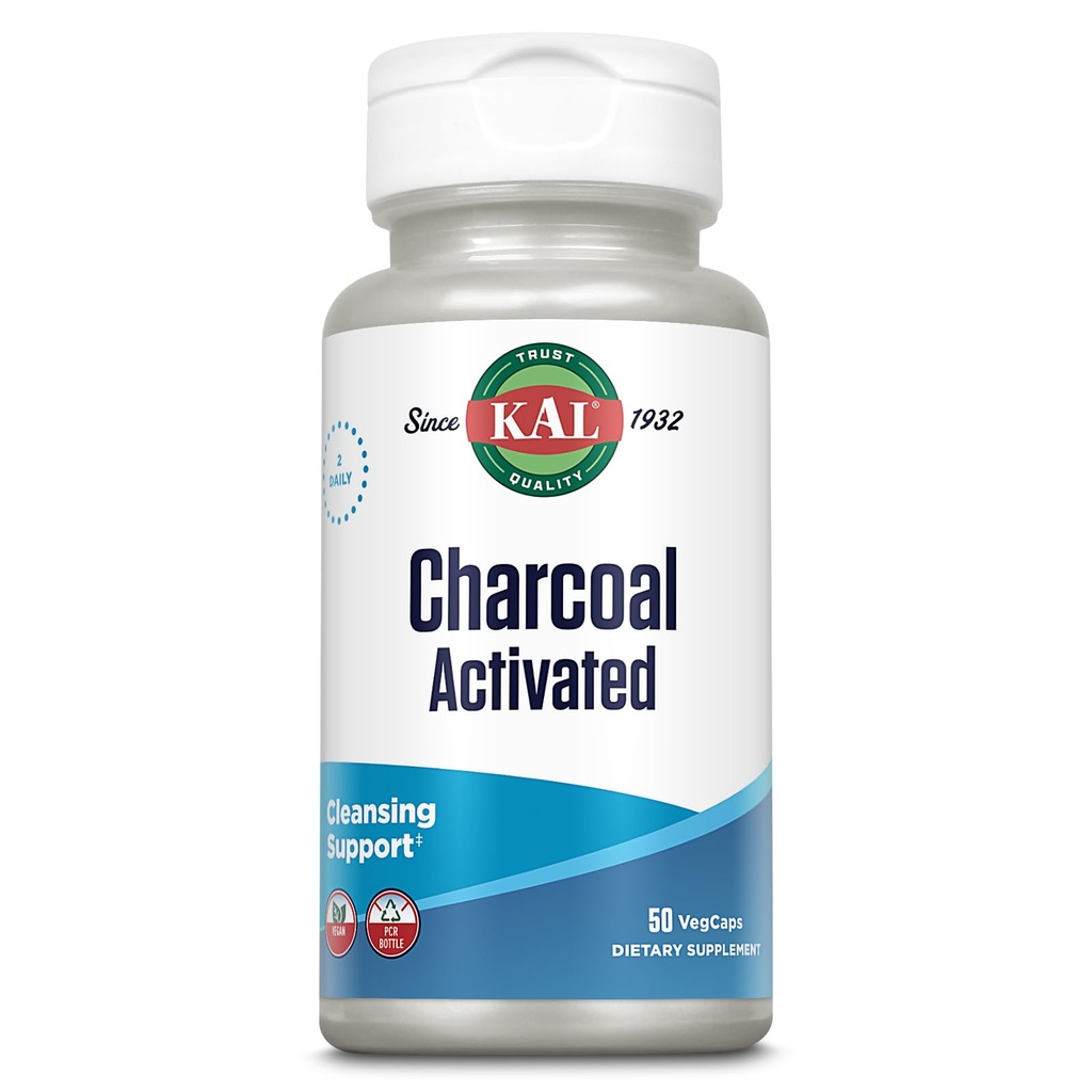 KAL 숯 280mg - 50 캡슐