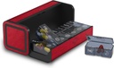 Pill 주최자 2 시간 하루, Am Pm Twice Daily Pill Case, Detachable Large Travel Pill Box 7 일, 주간 Pill Container for Vitamin Medicine Supplement Fish Oil (Red)