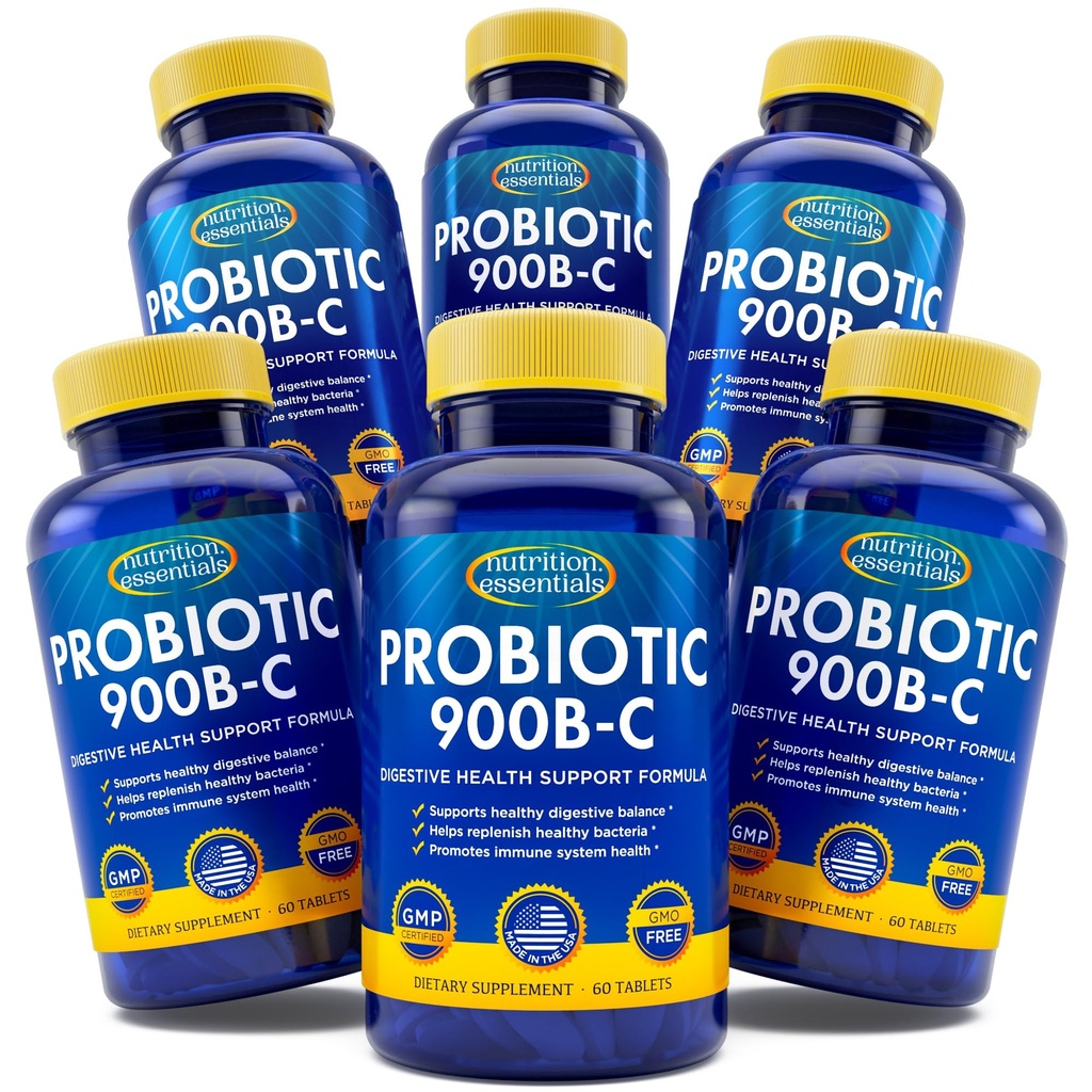 영양 필수 GMP 인증 Probiotic 다이어트 보충 6 병 360 캡슐