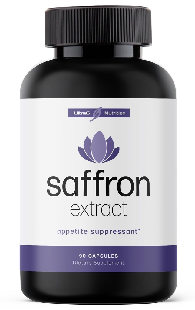 Pure Saffron Extract - 체중 감량 여성 및 남성을위한 Appetite Suppressant - 자연적인 Hunger & Craving Control Supplement - 에너지 및 계류 리프트를위한 Saffron 보충제 - 90 캡슐 - 미국에서 제조