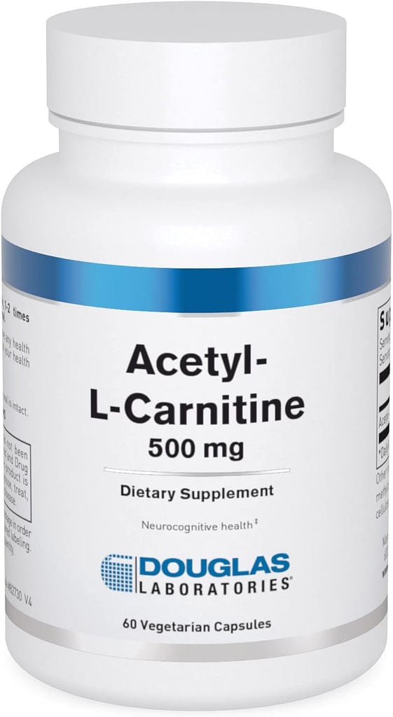 Douglas Laboratories Acetyl L-Carnitine 500 mg | 정상 시효 과정 도중 뇌와 Nerve 기능 지원 | 60의 캡슐
