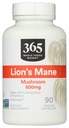 365 전체 식품 시장, 사자 Mane 버섯 500mcg, Vegan, 90 조사