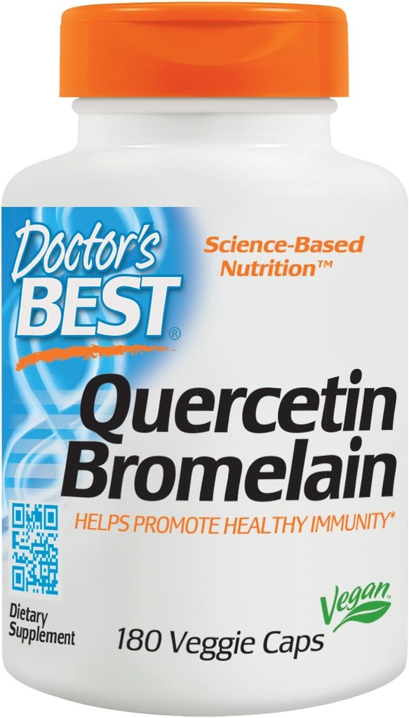 닥터의 제일 Quercetin/Bromelain 캡슐, 180 조사