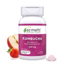 EZ Melts 분해성 설탕 자유로운 Kombucha는 SCOBY & Apple Cider Vinegar, 남자 & 여자를 위한 Gut 건강 보충교재, Apple Berry 풍미, 2 달 공급 - 1 팩을 가진 정제를 녹입니다