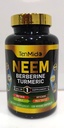 Neem 리프 보충 - 8in1 포뮬러 - Berberine, Turmeric, Holy Basil, Amla, Artichoke, Milk Thistle 및 Black Pepper와 결합 - 면역 지원 - 4 개월 공급을위한 120 캡슐