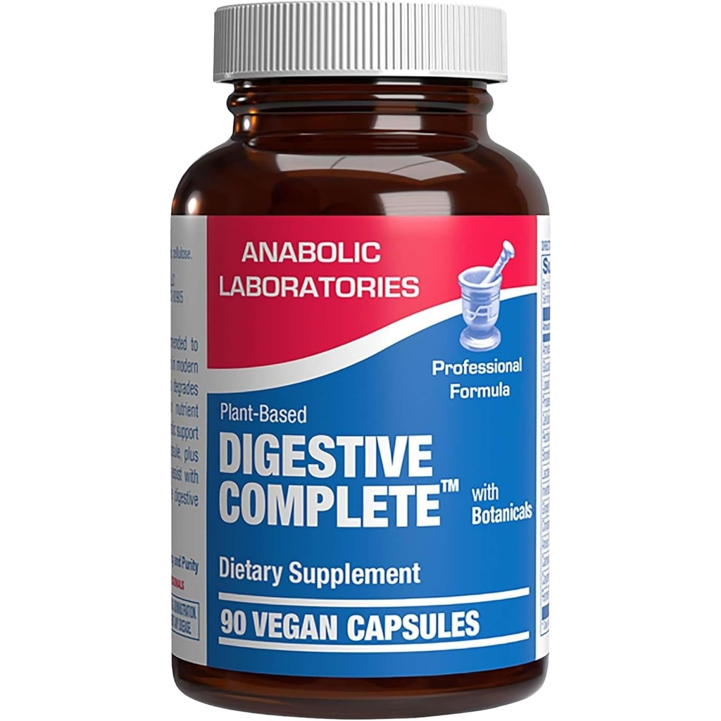 Plant based Multi Digestive Enzymes 보충교재 - 단백질 Carb & Fat Digestive Complete (90ct)를 위한 여자와 남자를 위한 Soothing 허브와 효소를 가진 임상으로 공식화한 소화 보충교재
