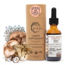 Ultimate Immune Mushroom Complex Liquid Drops : 향상된 성능 및 에너지, 신선한 사자 Mane, Reishi, Chaga Extracts, 비타민, 60 일 공급을위한 동적 초본 혼합