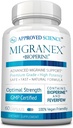 승인 과학 Migranex - 편두통 및 두통 - 마그네슘, Feverfew- 60 캡슐 - 1 팩 - Vegan