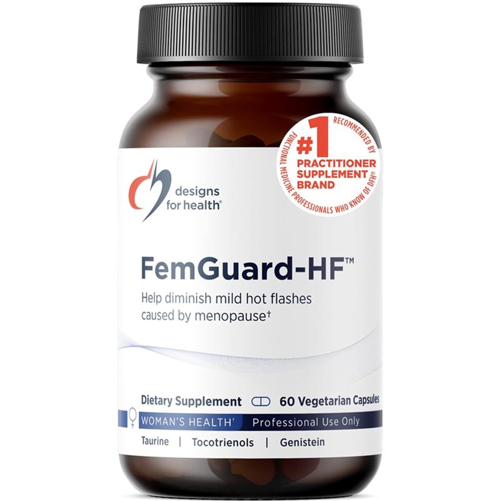 건강 FemGuard-HF에 대 한 설계 - Diminish Mild Menopause 뜨거운 플래시 도움말 - Peri & Menopause 건강한 노화, Hormonal 균형 & 뼈 건강 (60 캡슐) 지원 여성에 대 한 보충제