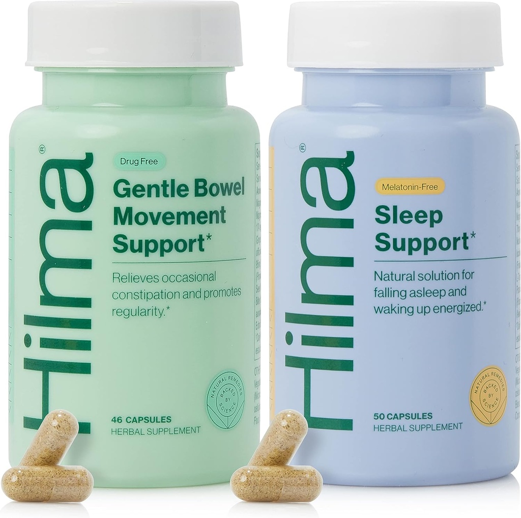 Hilma Gentle Bowel + 수면 지원, 수면 및 소화 컴포트