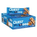 Quest Nutrition Oatmeal Chocolate Chip Protein Bar, 20g Protein, 1g Sugar, 5g Net Carb, Gluten Free, Keto Friendly, 12 카운트