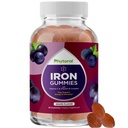 성인을 위한 자연적인 Multivitamin 철 Gummies - 철과 에너지 부스트 B 복잡한 비타민을 가진 성숙한 거미 비타민 - 거미 보충교재와 정신 Clarity 초점 Multivitamin
