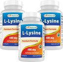 최고의 자연 L-Lysine 500 mg 250 정제 (250 개)