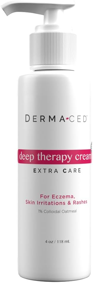 빠른 Eczema 및 Psoriasis 지원을위한 깊은 치료 크림 EC - 농축 - 콜로이드 Oatmeal, Jojoba 오일, Licorice, Beeswax 및 기타