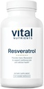 Vital Nutrients Resveratrol | Ultra High Potency Antioxidant | 심혈관 및 세포 건강 지원을위한 트랜스 Resveratrol * Vegan Supplement | 글루텐, 낙농장 및 콩 무료 | 비 GMO | 120 캡슐