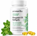 Oregano 오일 캡슐 - Softgel 당 108mg Carvacrol - 높은 효능 면역 및 소화 지원 - Vegan, Non-GMO, Gluten-Free - 60 Softgels - 그리스 유기 야생 Oregano