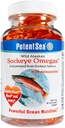 야생 알래스카 Sockeye 오메가 Salmon 물고기 기름 보충교재, Omega-3 EPA 및 DHA, 쉬운 소화, 찬 압박되는, 90 Softgel