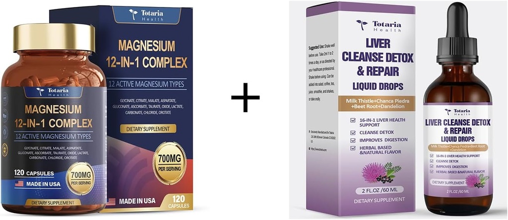 1 마그네슘 Complex+Liver Cleanse Detox & 수선 액체에서 12
