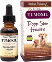 Amber NaturalZ Tumoxil Deep Skin Health Dogs와 강아지를위한 초본 보충 | 피부와 대사 지원을위한 Canine 초본 보충 | 1 유체 Ounce Glass Bottle