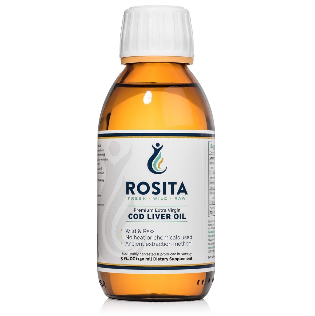 Rosita 엑스트라 버진 Cod Liver 오일 액체