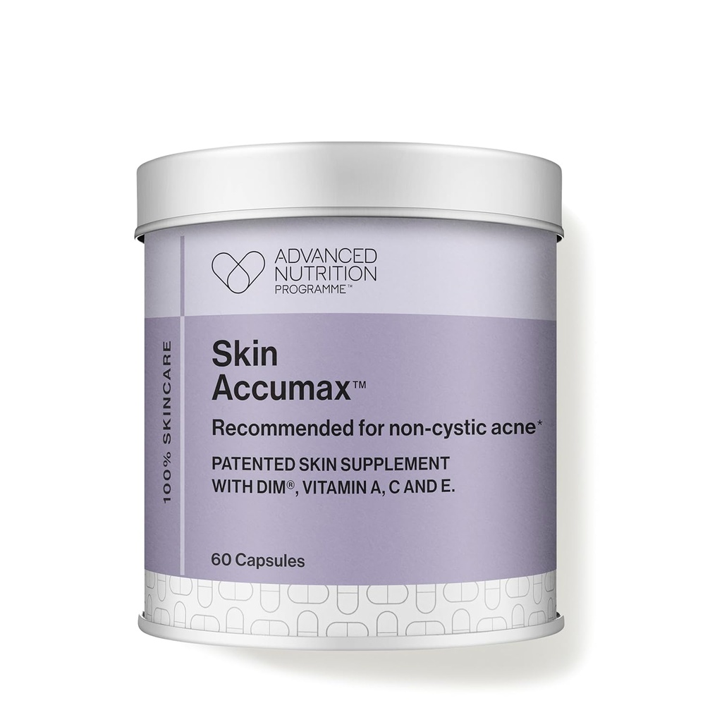 jane iredale 피부 Accumax 영양 보충교재 캡슐은 여드름을 개량하고 건강한 피부를 승진시킵니다 비타민 A, C 및 E Vegan & 글루텐 자유로운을 포함합니다